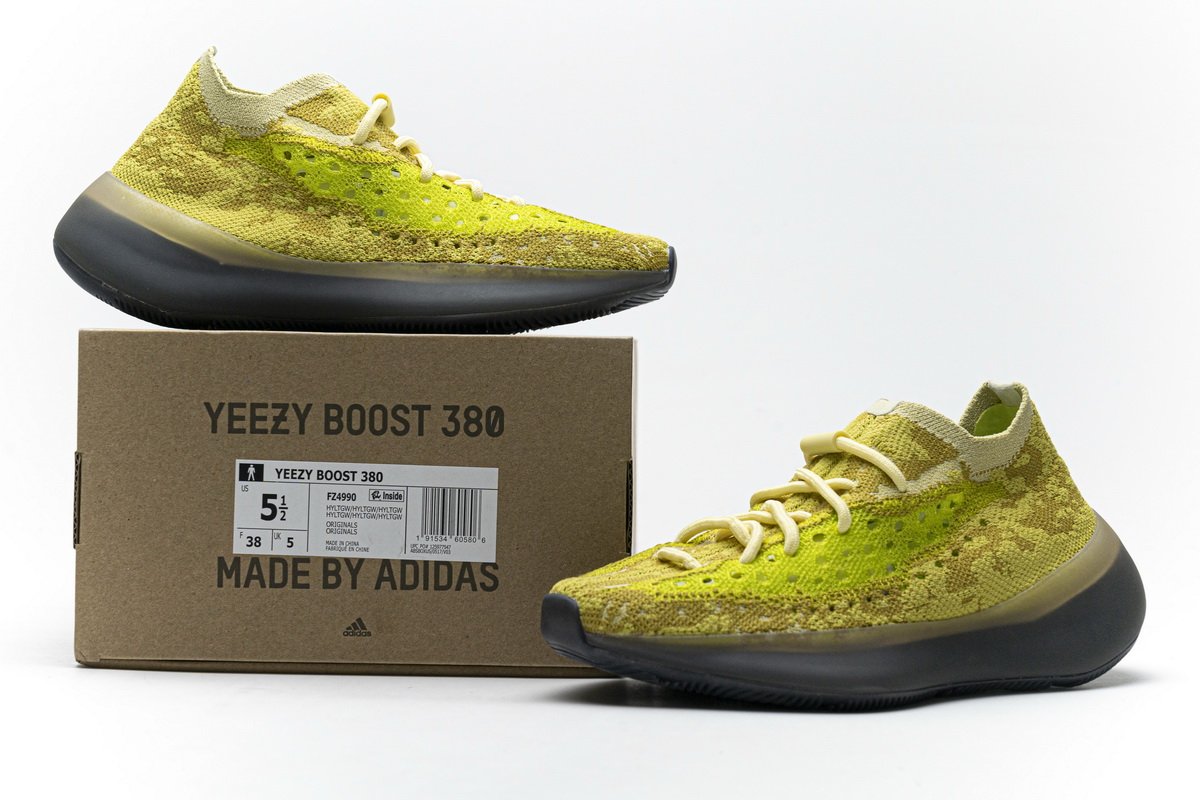 FZ4990 adidas Yeezy Boost 380 Hylte Glow – Image 2